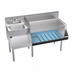 Thumbnail image #4 for Krowne Royal Series 54-Inch Right Ice Bin Underbar Cocktail Station with 18-Inch Blender Dump Sink and 10-Circuit Cold Plate
