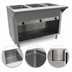 Thumbnail image #4 for Advance Tabco Triumph Supreme Electric 3-Well Hot Food Table with Stainless Steel Top and Cutting Board Shelf, 120V