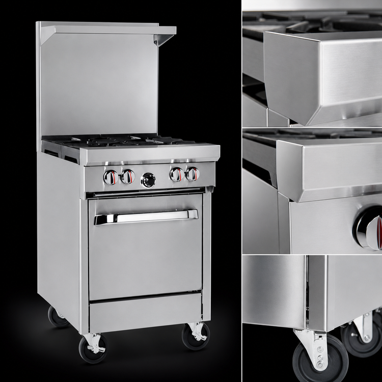 Product image #4 for Southbend S-Series 24-Inch Commercial Gas Range with 4 Open Burners and Cabinet Base