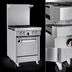 Thumbnail image #4 for Southbend S-Series 24-Inch Commercial Gas Range with 4 Open Burners and Cabinet Base