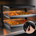 Thumbnail image #5 for Omcan Heated Pass-Through Hot Food Display Station, 2-Shelf Full-Service Countertop, 3.6 Cu. Ft., 120V