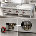 Thumbnail image #4 for Countertop Natural Gas Char-Broiler and Griddle Combo, 48-Inch Wide