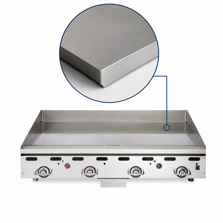Product image #4 for Vulcan MSA48-30 Heavy Duty Countertop Gas Griddle with 48 x 30-Inch Cooking Surface