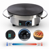 Thumbnail image #4 for Krampouz 15-3/4-Inch Single Electric Countertop Crepe Maker with Cast Iron Griddle