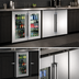 Thumbnail image #5 for 80-Inch Remote Narrow Door Four-Door Back Bar Refrigerator Cabinet