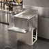 Thumbnail image #4 for BK Resources Freestanding Underbar Mixing Station with Drainboard and Add-On Blender Shelf, 12 x 21-1/4-Inch, Pedestal Base