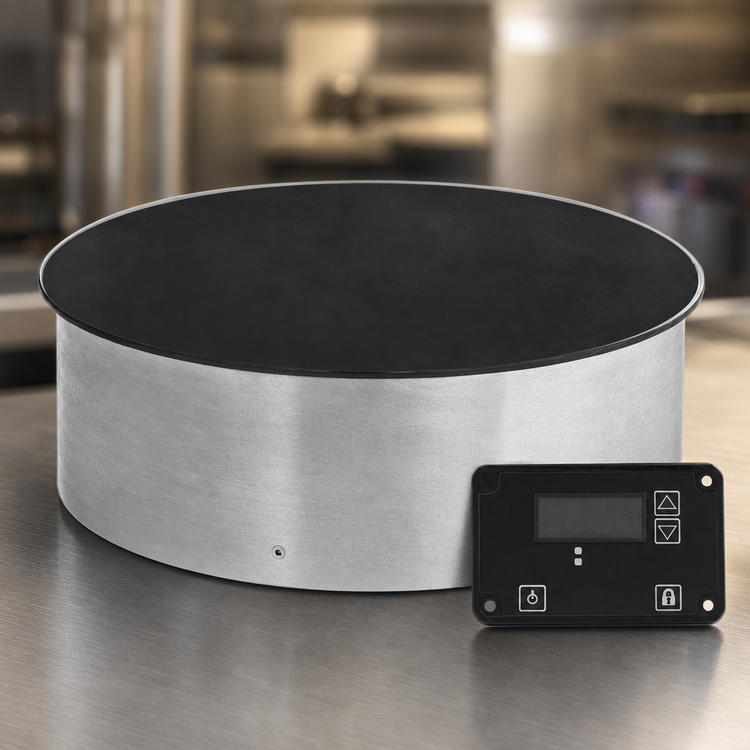 Product image #4 for CookTek Silenzio Round Drop-In Induction Buffet Warmer, 200-240V, 650W
