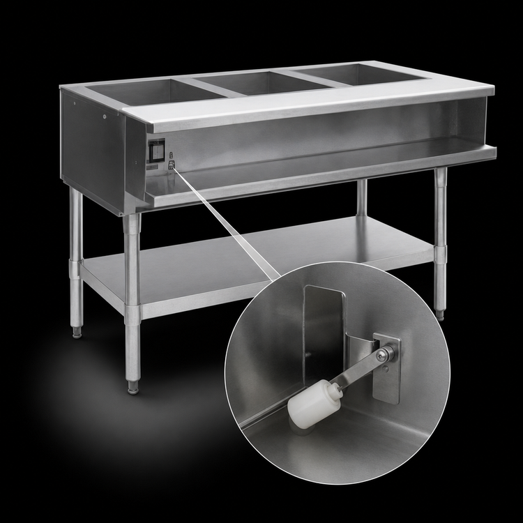 Product image #4 for Eagle Group 48-Inch Electric Water Bath Hot Food Table with 3 Open Wells