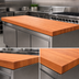 Thumbnail image #4 for Boos Block American Cherry Edge Grain Kitchen Countertop, 60 x 27 x 3 Inches, Oil Finish