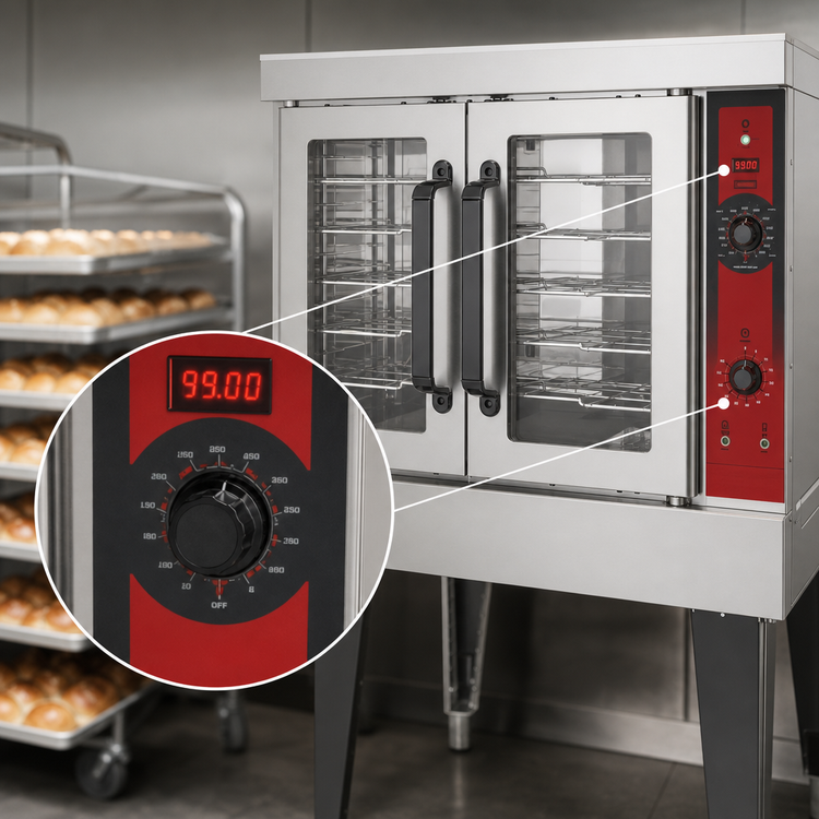 Product image #5 for Vulcan Electric Single-Deck Bakery-Depth Convection Oven with Computer Controls, 5-Pan Capacity