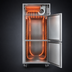 Thumbnail image #4 for Hoshizaki Steelheart One-Section Pass-Thru Heated Holding Cabinet with Half Stainless Steel Doors