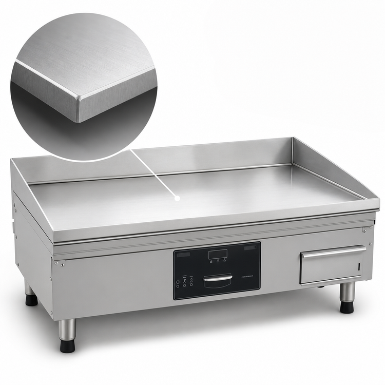 Product image #4 for AccuSteam 48-Inch Electric Steam-Heated Countertop Griddle, 240V 3-Phase