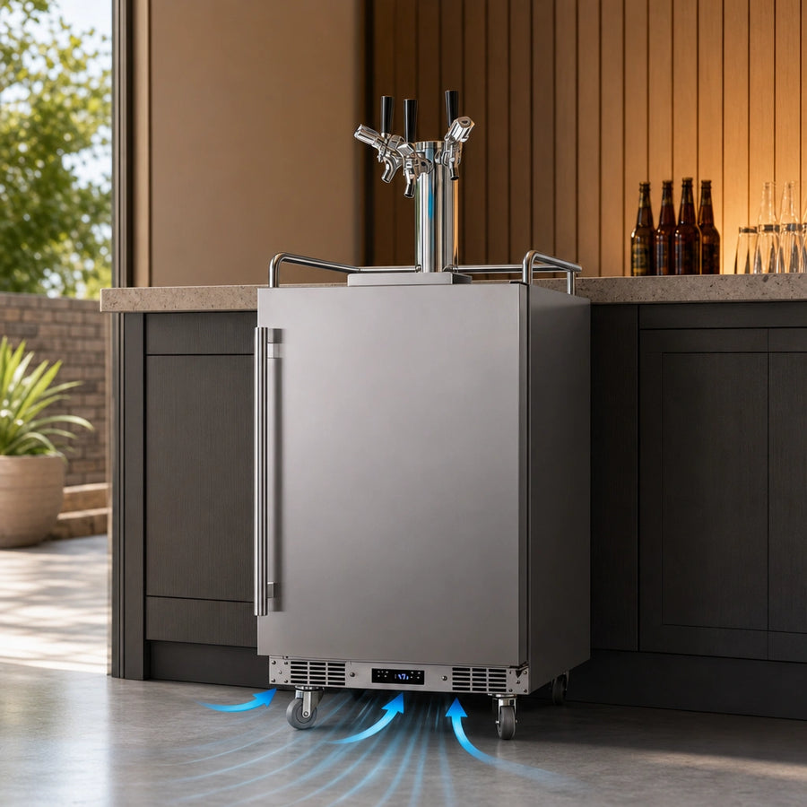 Built-In/Freestanding Front-Breathing Design