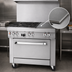 Thumbnail image #4 for Southbend Ultimate 36-Inch Gas Restaurant Range with 4 Non-Clog Open Burners, 12-Inch Griddle and Standard Oven