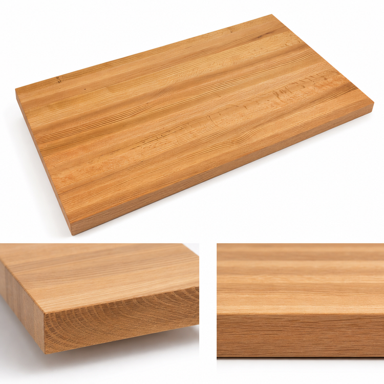Product image #4 for John Boos Appalachian Red Oak Edge Grain Island Countertop with Varnique Finish, 96 Inch x 32 Inch x 1-1/2 Inch