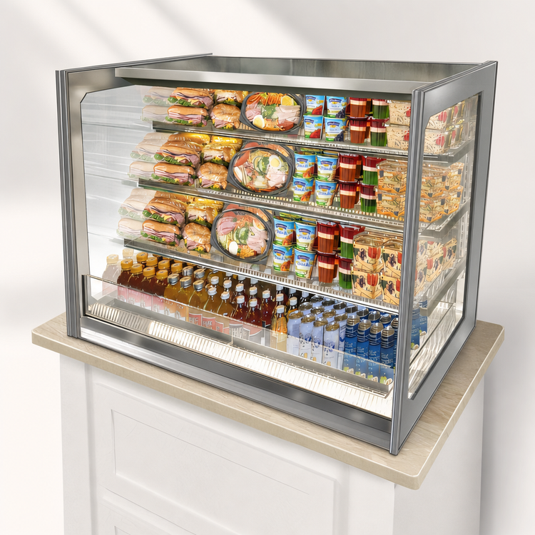 Product image #4 for Italian Glass Series 60-Inch Drop-In Refrigerated Self-Service Counter Display Case