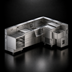 Thumbnail image #4 for Perlick Top Shelf Modular Bar System 6-Inch Bar Structure Section