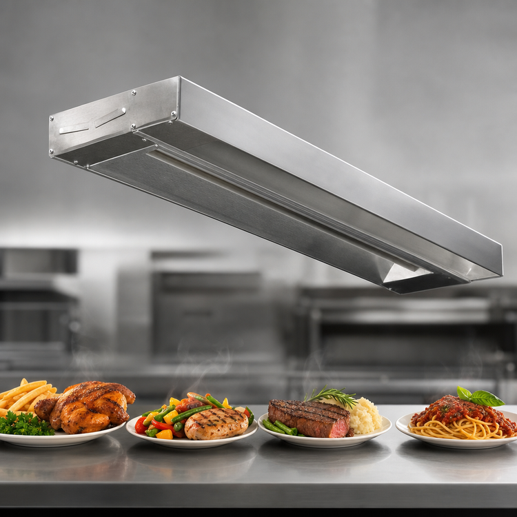 Product image #4 for RedHots 120-Inch Single Unlighted Strip Heat Lamp with Remote, 208V, 2.1 kW