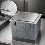 Thumbnail image #4 for Delfield 203 Drop-In Ice Chest, 90 lb Capacity, Lift-Off Stainless Steel Cover, Without Cold Plate