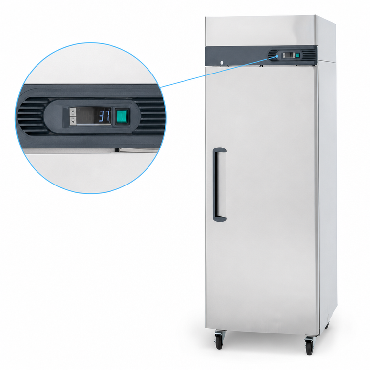 Product image #4 for Competitor Series 23 Cu. Ft. Single-Section Reach-In Refrigerator, Top-Mount Self-Contained, Solid Right-Hand Hinged Door