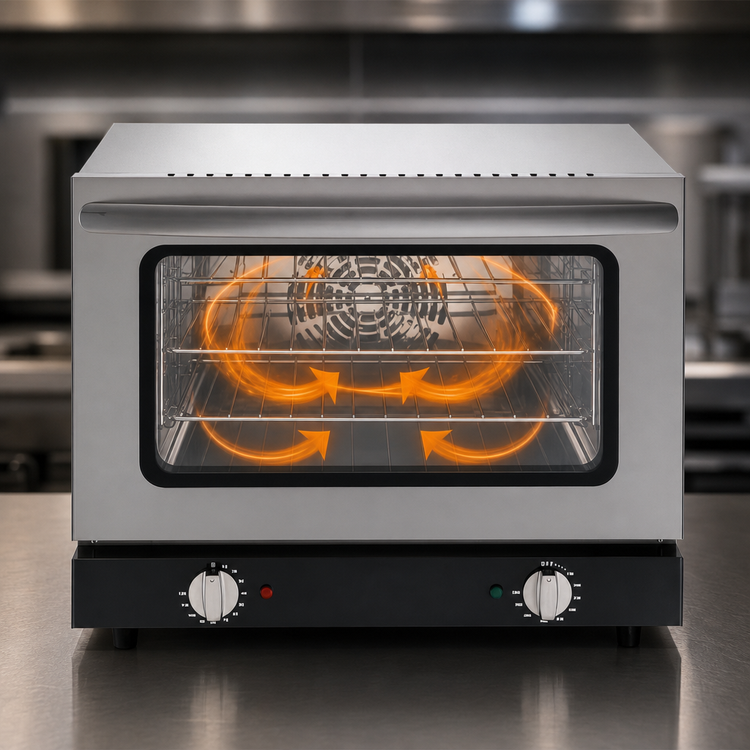 Product image #4 for Serv-Ware Quarter-Size Countertop Electric Convection Oven, 3-Pan Capacity
