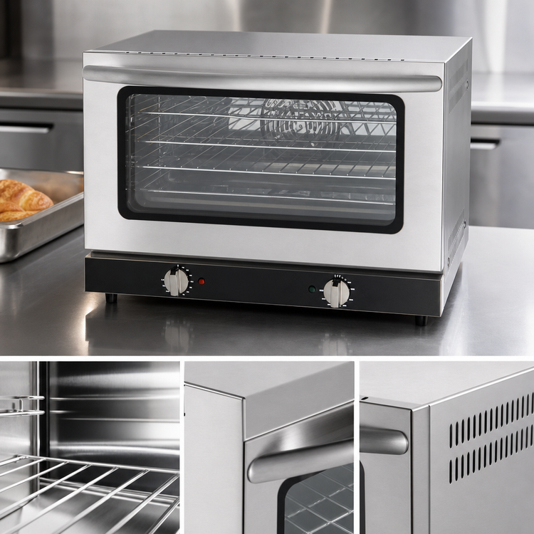 Product image #4 for Serv-Ware ECO-47 Half-Size Countertop Electric Convection Oven