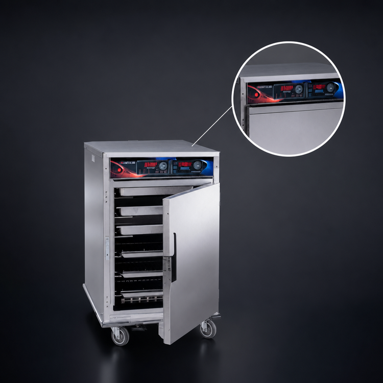 Product image #4 for Cres Cor Roast-N-Hold AquaTemp Half-Size Mobile Cook and Hold Convection Oven