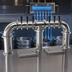 Thumbnail image #4 for Glastender Pipe Bridge Countertop Draft Dispensing Tower, 6 Faucets, Glycol-Cooled, Mirror Finish