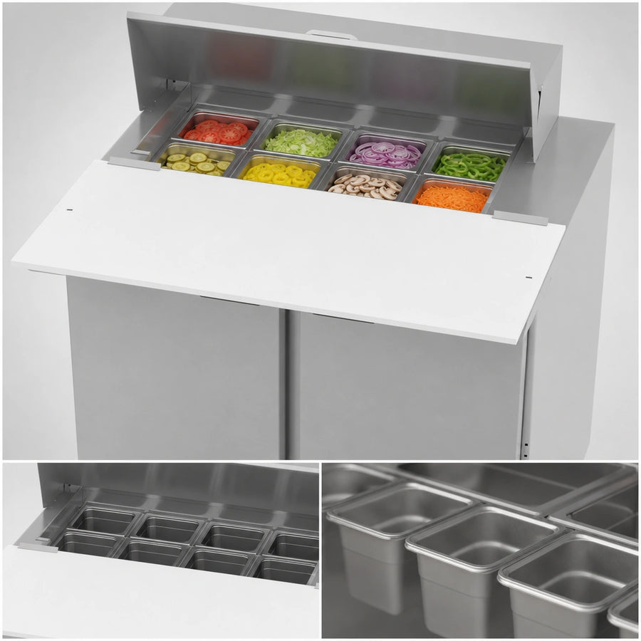 Eight-Pan Top Opening