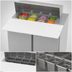 Thumbnail image #5 for Beverage-Air SPE36HC-08C Two-Section 36-Inch Sandwich Prep Table Refrigerator, 8-Pan Top