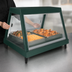 Thumbnail image #4 for Hatco Glo-Ray Heated Countertop Food Display Case, Straight Glass Front, 2-Pan Shelf