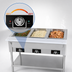 Thumbnail image #4 for Serv-Ware 44-Inch 3-Well Open Well Electric Steam Table with Open Shelf Base