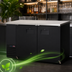 Thumbnail image #4 for Everest Refrigeration EBB48 Two-Section 49-Inch Back Bar Refrigerator with Stainless Steel Countertop and Solid Locking Doors