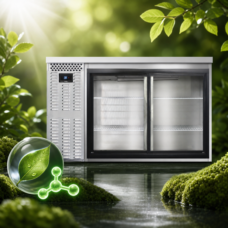 Product image #4 for Continental Refrigerator BB59SNSSSGD 59" Shallow Depth Back Bar Cooler with Sliding Glass Doors