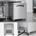 Thumbnail image #4 for Hoshizaki Economy Series 27-Inch One-Section Undercounter Reach-In Refrigerator with Solid Door, 6.33 Cu. Ft.