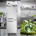 Thumbnail image #4 for Continental Refrigerator D1FNSAHD Designer Line 1-Section Shallow Depth Half-Door Reach-In Freezer