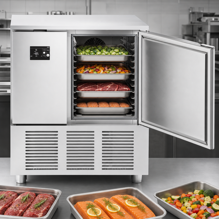 Product image #4 for Beverage Air Reach-In Blast Chiller/Freezer, 45 lb Chilling / 30 lb Freezing, Self-Contained Refrigeration