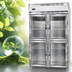 Thumbnail image #4 for Continental Refrigerator D2FNSSGDHD Designer Line Two-Section Standard Depth Reach-In Display Freezer with Half-Height Glass Doors