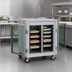 Thumbnail image #4 for Metro C5 8 Series Mobile Half-Height Pass-Thru Heated Holding Cabinet, 8 Sheet Pan Capacity