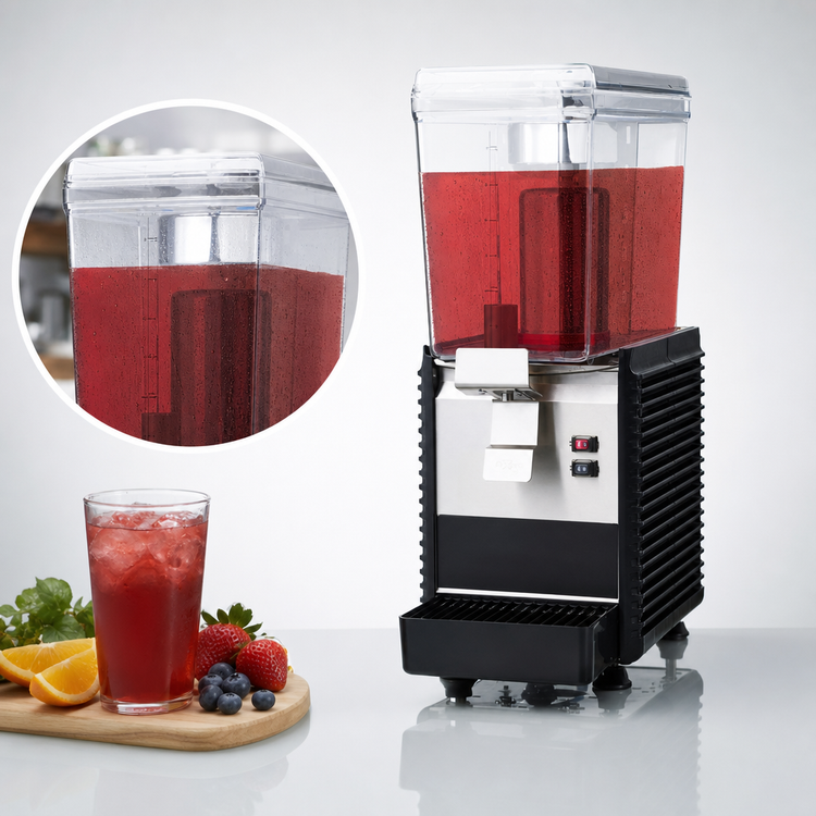 Product image #4 for Omega OSD10 Compact Commercial Drink Dispenser with 1 x 3-Gallon Bowl, 120V
