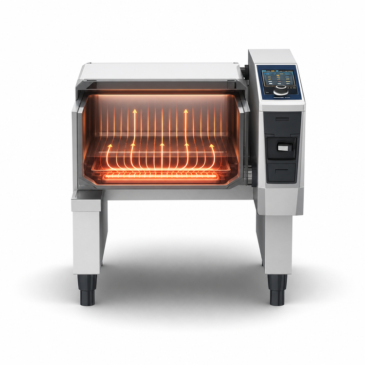 Product image #4 for RATIONAL iVario Pro L Pressure Multifunctional Cooking Center with Stand, 26 Gallon Pan, 208/240V, 3-Phase