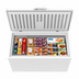Thumbnail image #4 for KoolMore 60-Inch Commercial Chest Freezer, 15.9 Cu. Ft., White, Locking Hinged Lid