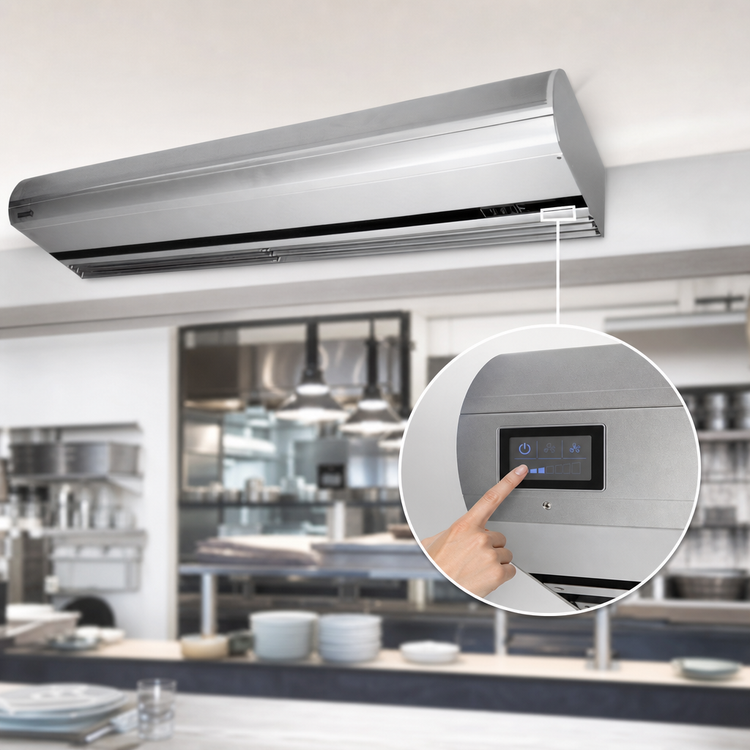 Product image #5 for Berner Architectural Icon 8 Electric Heated Air Curtain, 36-Inch Wide, 1/5 HP Motor