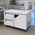 Thumbnail image #4 for Turbo Air Super Deluxe Series Two-Section Undercounter Refrigerator with 2 Drawers and 1 Right-Hinged Door, 60-1/4 Inches Wide