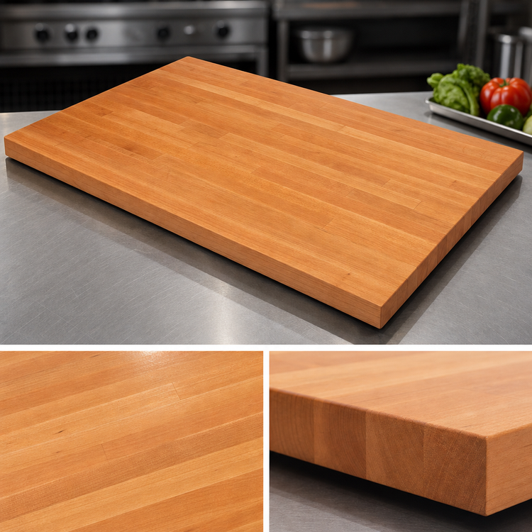 Product image #4 for Boos Block American Cherry Edge Grain Kitchen Countertop, 48 x 30 x 1-1/2 Inch, Varnique Finish