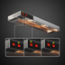 Thumbnail image #4 for Eagle RedHots 54-Inch Single Lighted Strip Heat Lamp, High-Watt, 208V