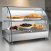 Thumbnail image #4 for KoolMore Countertop Hot Food Display Warmer, 1.7 Cu. Ft., 2-Shelf Self-Service, Curved Glass