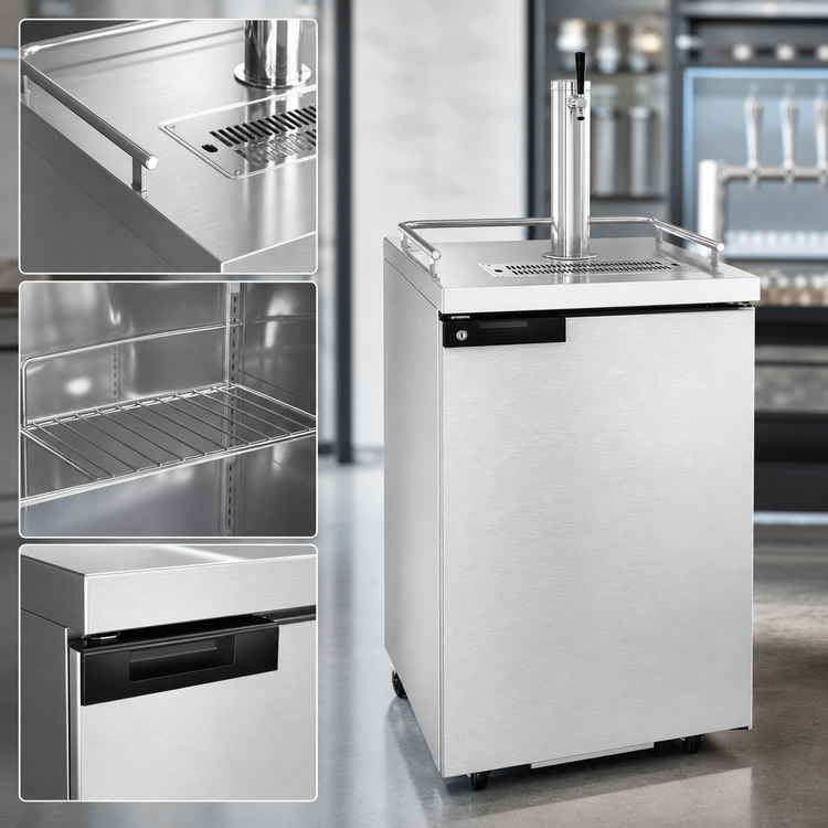 Product image #4 for Hoshizaki DD24-S Single-Section Direct Draw Beer Cooler with Stainless Steel Exterior