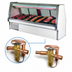 Thumbnail image #4 for Howard-McCray 34E Series 124-1/2-Inch Wide Remote Red Meat Service Case, Double Duty, Endless Design