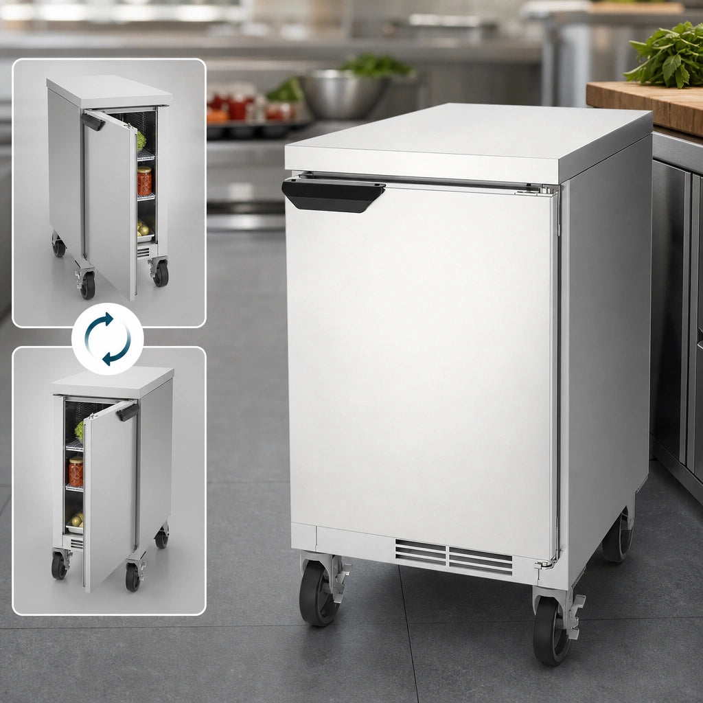Solid Reversible Hinged Door